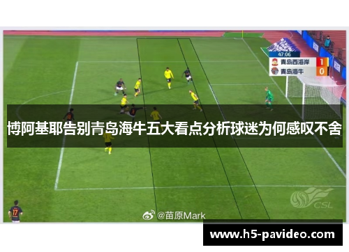 博阿基耶告别青岛海牛五大看点分析球迷为何感叹不舍